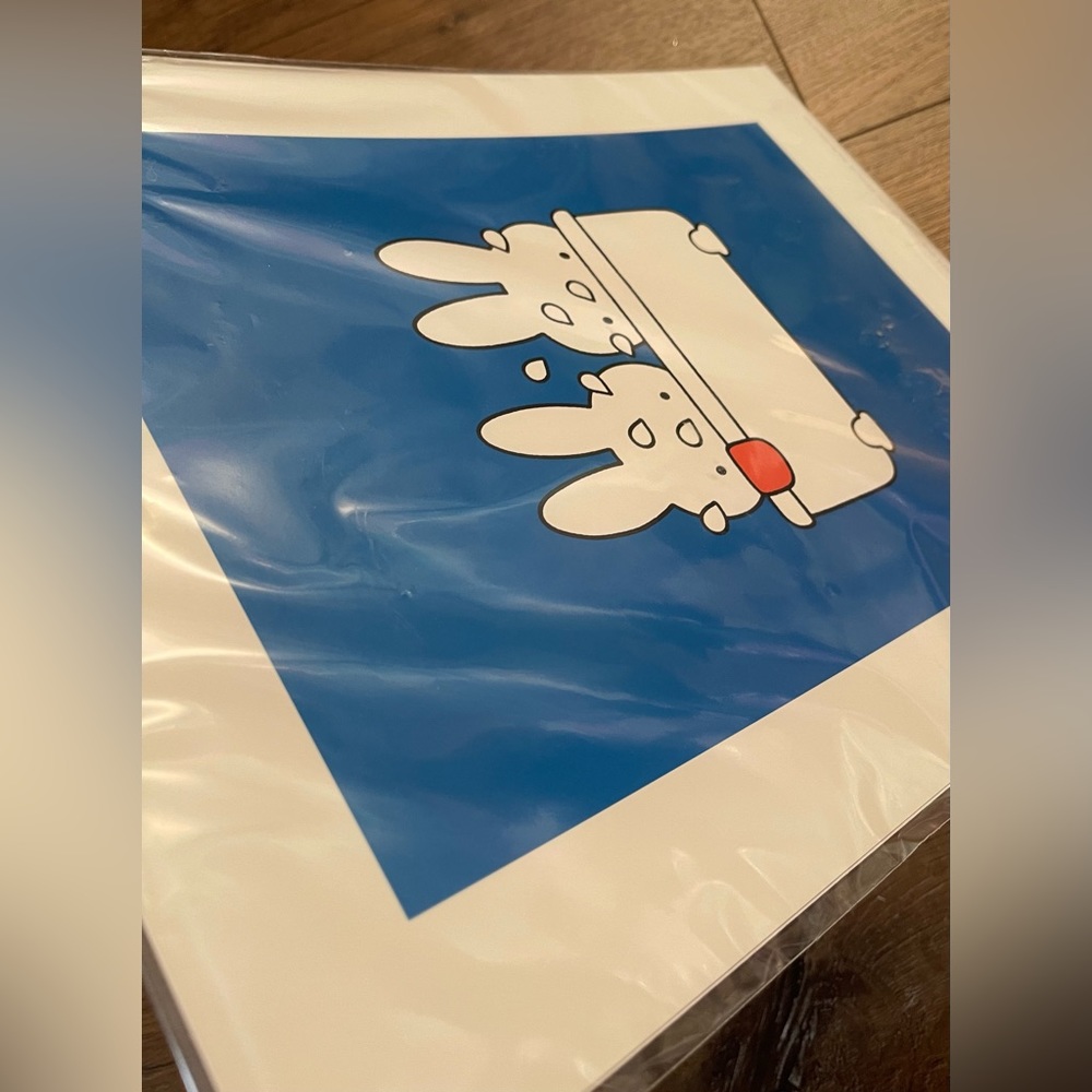 MIFFY-Imported (NWT) 11x14 Print-Miffy in a Bubble Bath - Picture 8 of 9